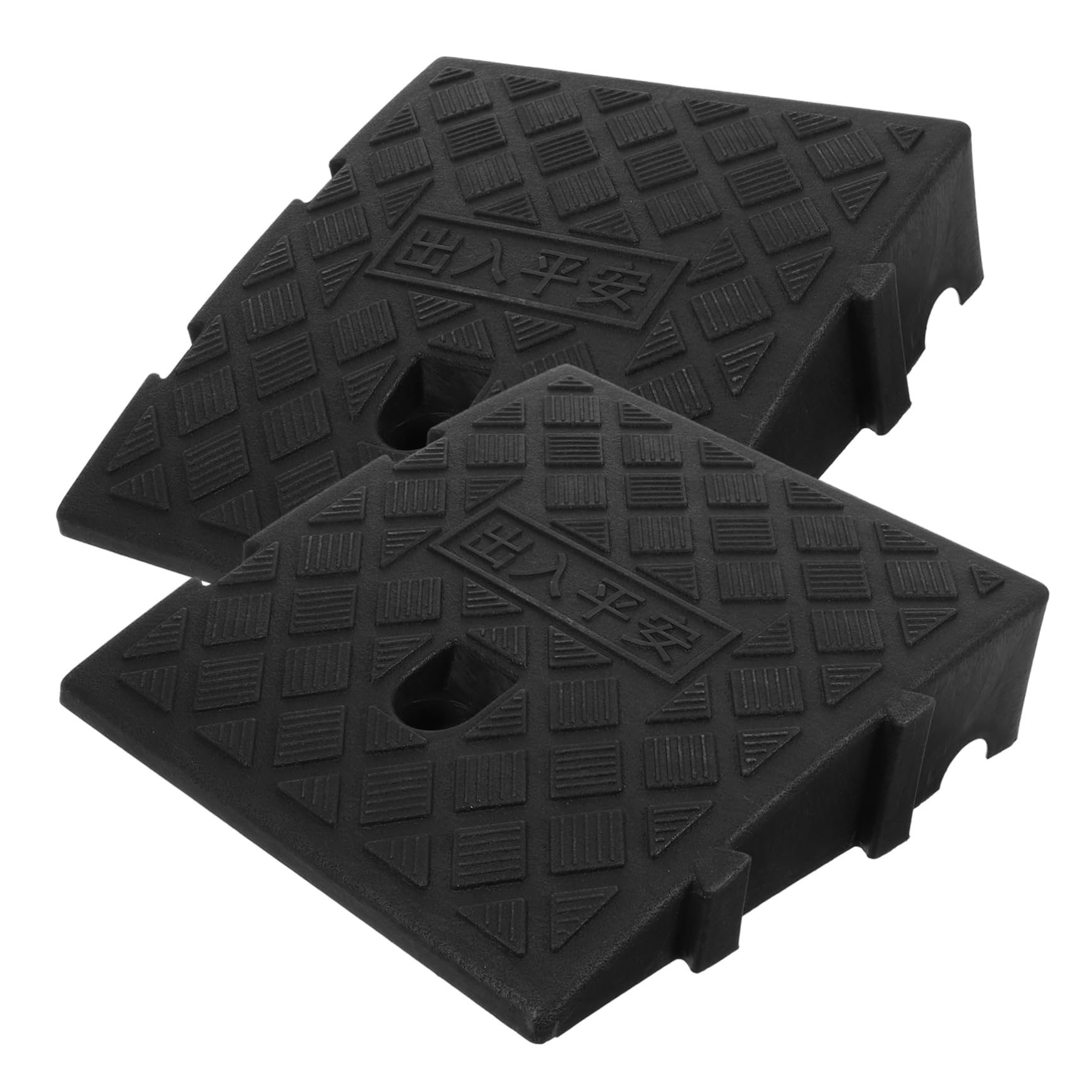 Buy 2pcs Drive Over Cable Protector Shed Ramp Threshold Ramps Curb Ramp ...
