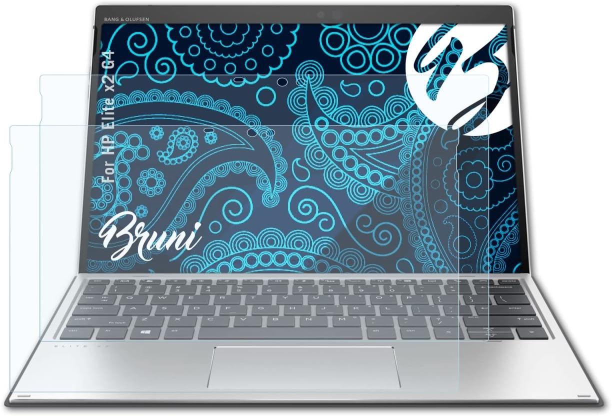 BruniScreen Protector compatible with HP Elite x2 G4 Protector Film, crystal clear Protective Film (2X)