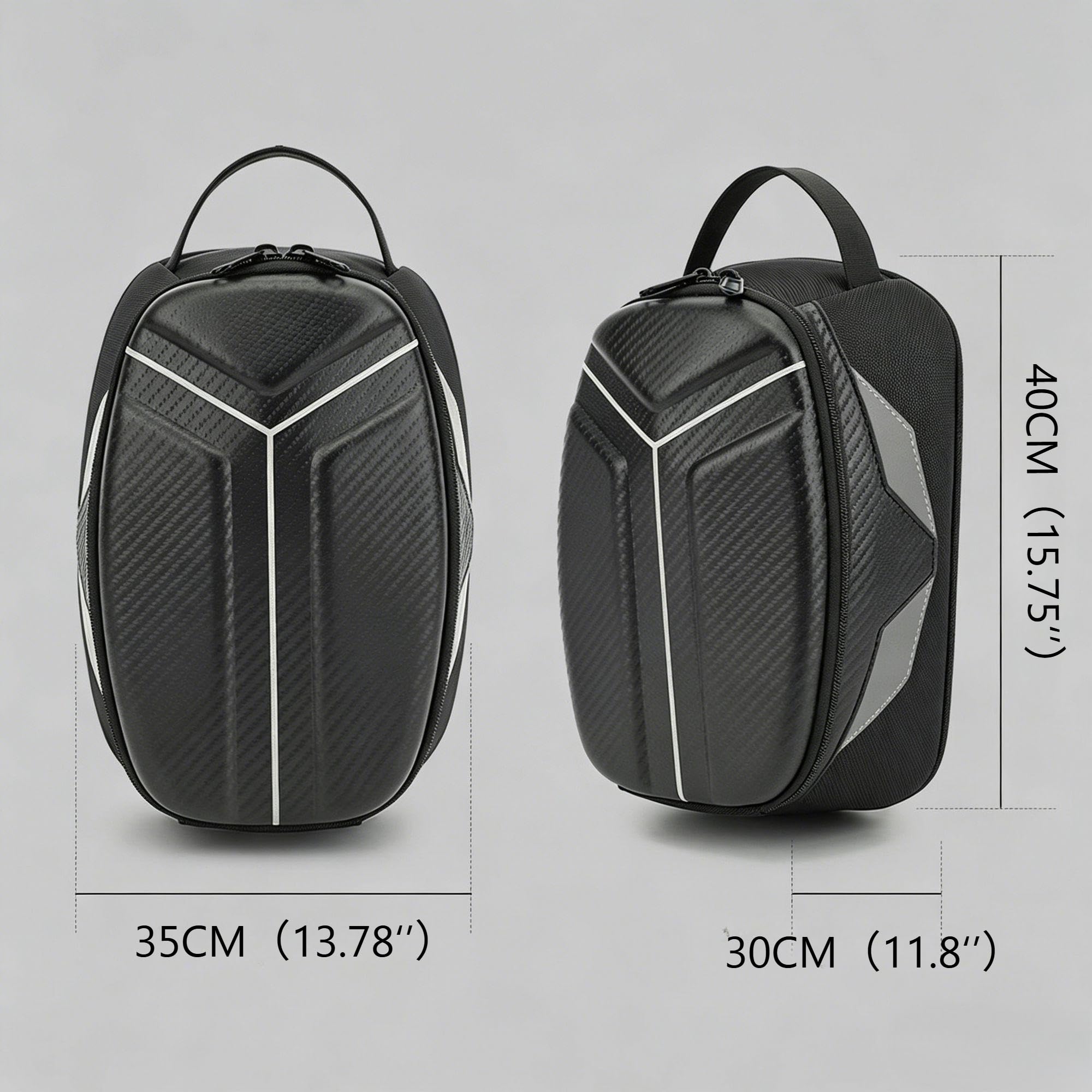 Motorrad-Tanktasche, universal, wasserdicht, Oxford-Gewebe mit, wasserdicht, universell für Motorräder, einzigartiges Styling mit gut sichtbaren reflektierenden Streifen