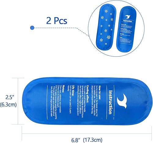 Miniatura 6 de Yarwo Estuche de viaje enfriador de insulina, funda de viaje para diabéticos de doble capa con 2 paquetes de hielo, organizador de suministros para