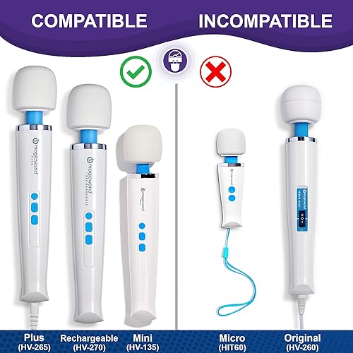 Miniatura 3 de Magic Wand Plus - Adaptador de corriente y cable para masajeador personal auténtico, adaptador de corriente polarizado de EE. UU. y cable de