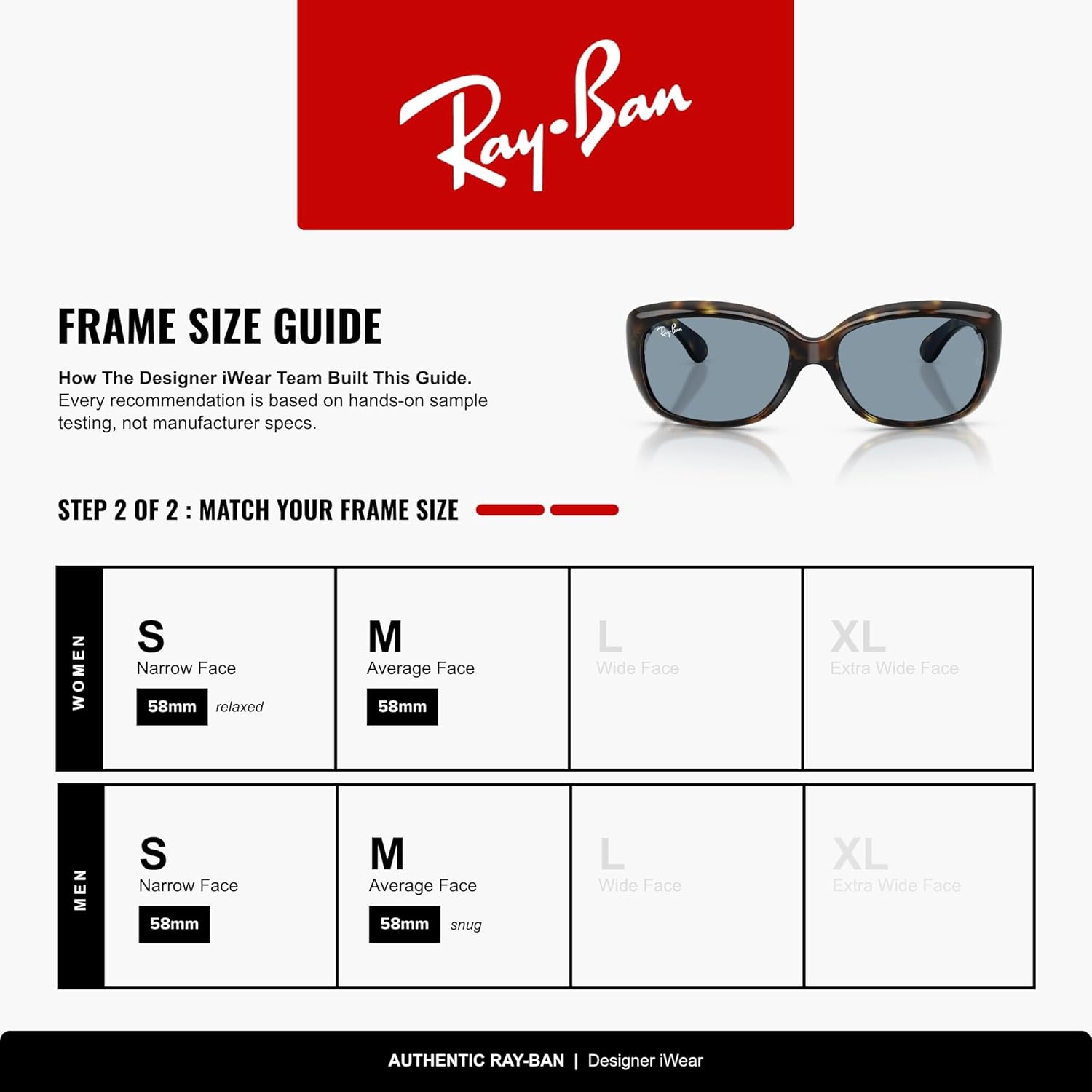 Ray-Ban RB4101 Jackie Ohh Square Sunglasses for Men for Women