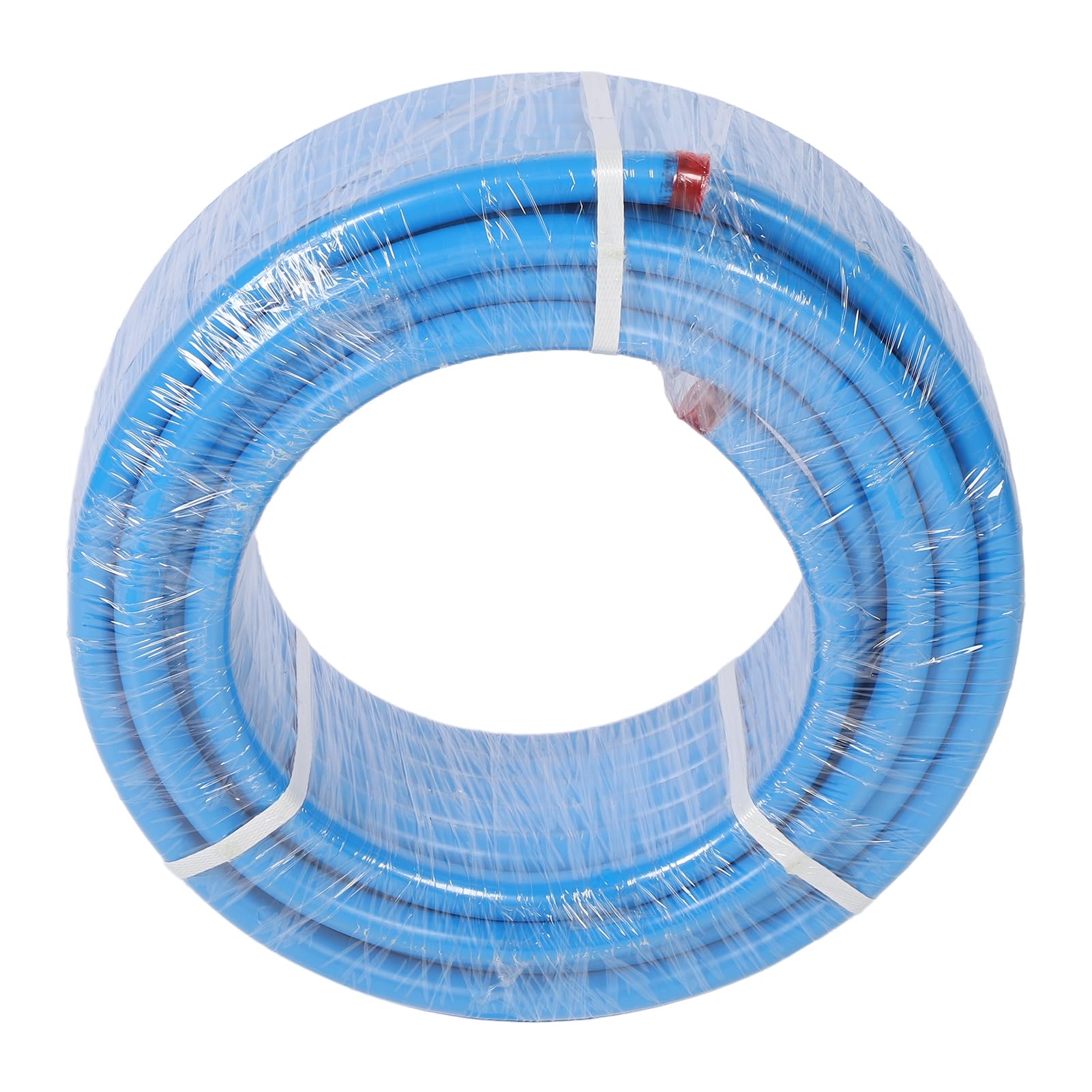 Alomejor de Tuberías de Aire Comprimido, Kit de Línea de Aire de Taller de Aluminio HDPE de 3,4 Pulgadas X 100 Pies, Compresión de Junta Tórica de 200 PSI, Instalación Rápida Flexible para