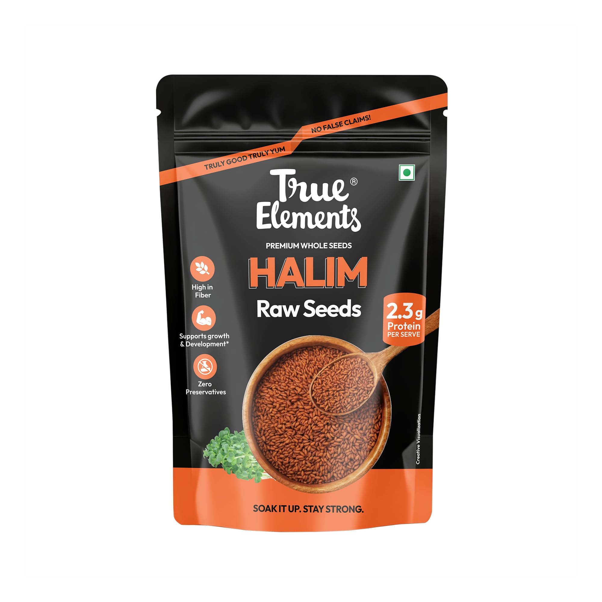 True Elements Halim Seeds 250g - Aliv Seeds | High in Fibre and Omega 3 | Garden Cress | Haleem Seeds | Immunity Booster Superfood-picture-22