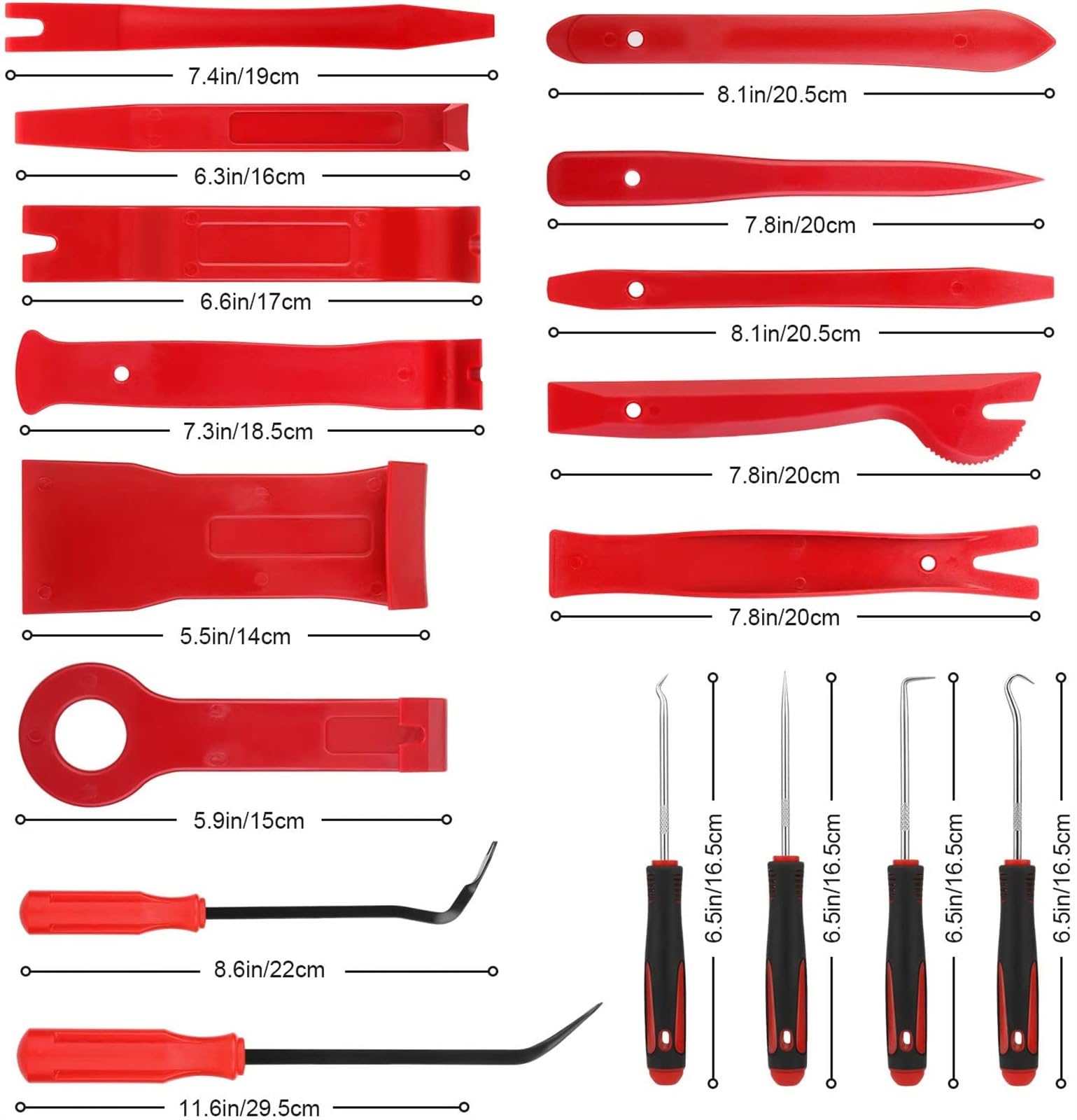 Zestaw narzędzi Narzędzie Do Naprawy Narzędzie do naprawy samochodowego sprzętu audio Klip samochodowy Nit mocujący Panel drzwi Narzędzie do usuwania tapicerki(38pcs plus box)