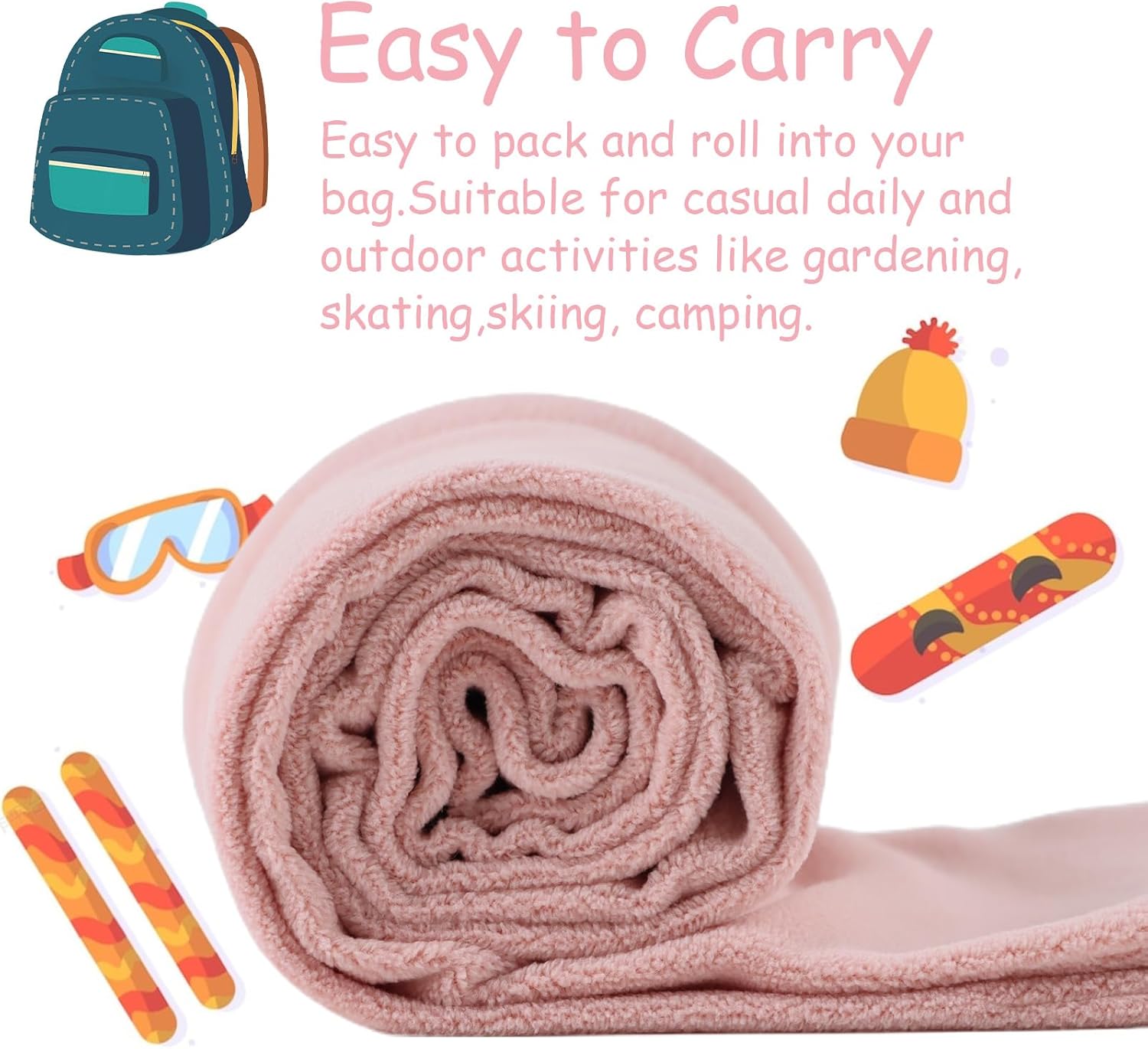 Zsedrut Toddler Winter Scarf Girls Fleece Neck Warmer Solid Color Warm Scarves - Image 4