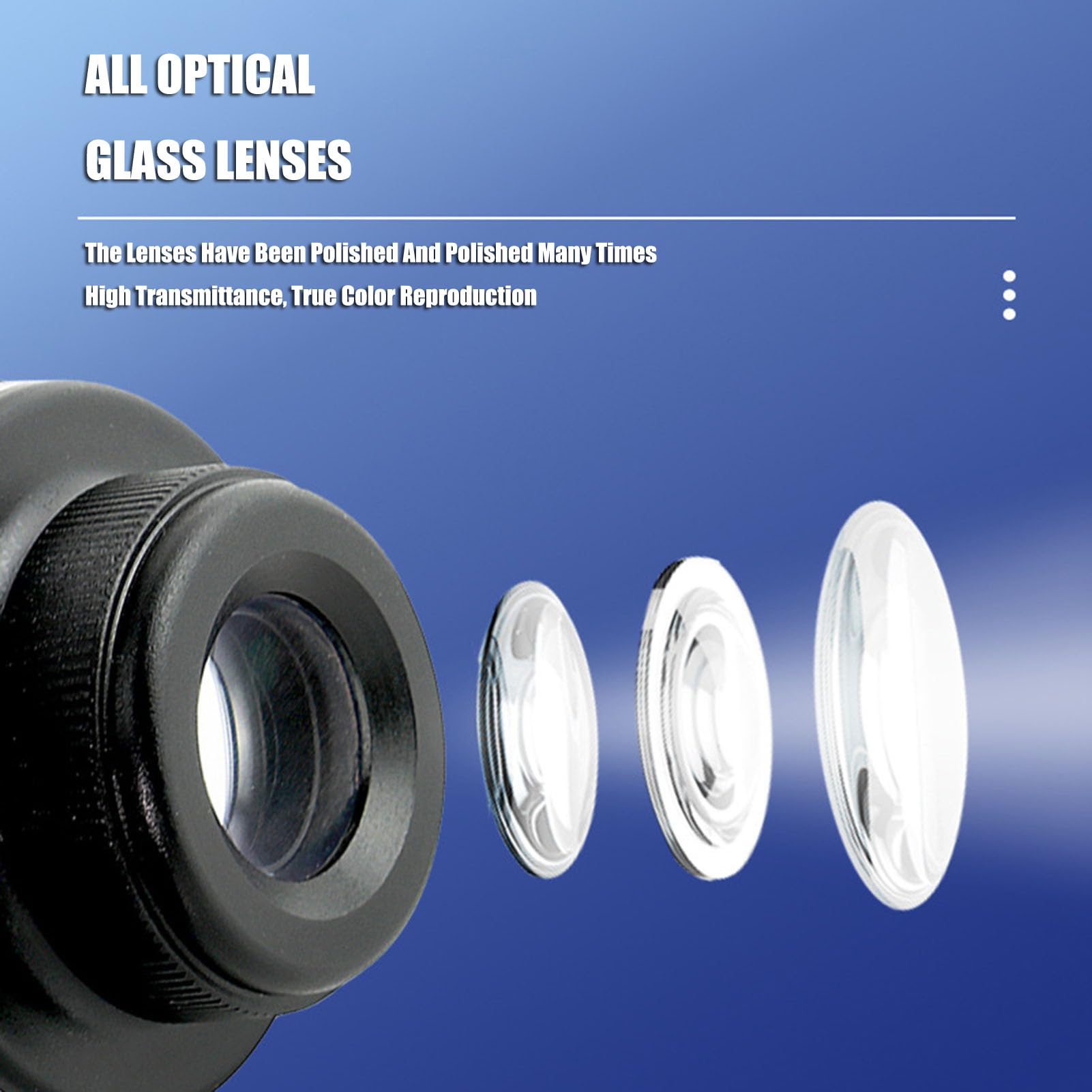 Tragbares Mini-Fernglas 3x50, Fernglas FüR Erwachsene, Faltbares Fernglas, Handfernglas, Hd-Fernglas, FüR FußBallspiele, Opernkonzerte, Wanderungen