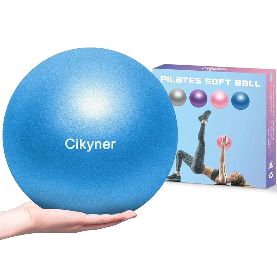Cikyner Soft Pilates Ball, Small Exercise Ball 9 Inch Mini