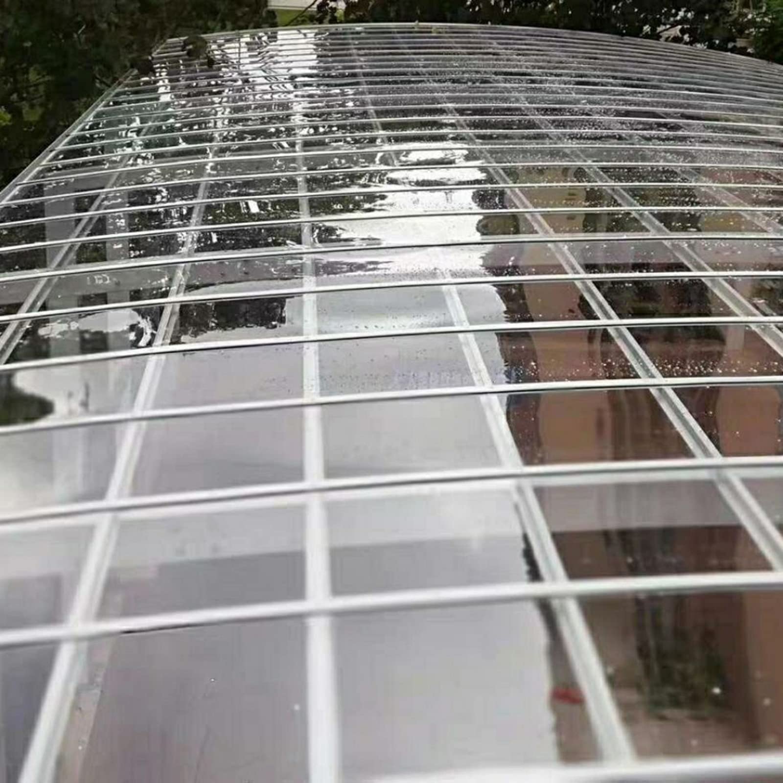 C Acrylplatte, 1,2 mm, flexible Polycarbonat-Platten, 1,2 x 4,5 m, ideal für Bastelarbeiten, Hochzeiten, Büros, Displays, biegbare Kunststoffplatten für DIY-Projekte