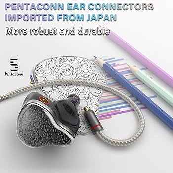 Amazon.com: BASN Bmaster5 in Ear Monitors, 1DLC Diaphragm+