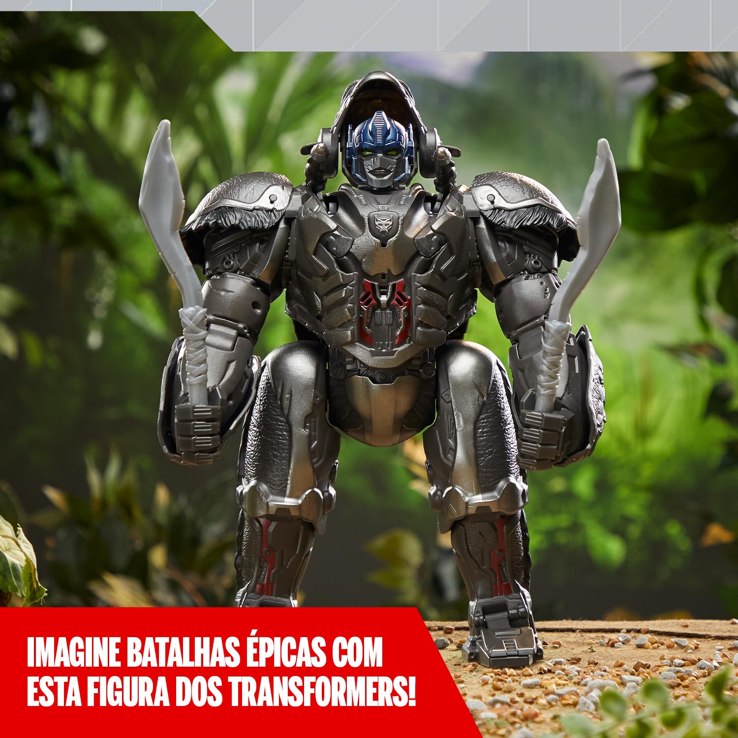 Transformers Rise of the Beasts - Figura de 30,5 cm e acessórios