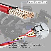 Vista 2 de Sensor de flujo de aire masivo Conector Conector de Coleta Arnés 22680-1MG0A AFH60M-39 Reemplazo para Nissan Infinity