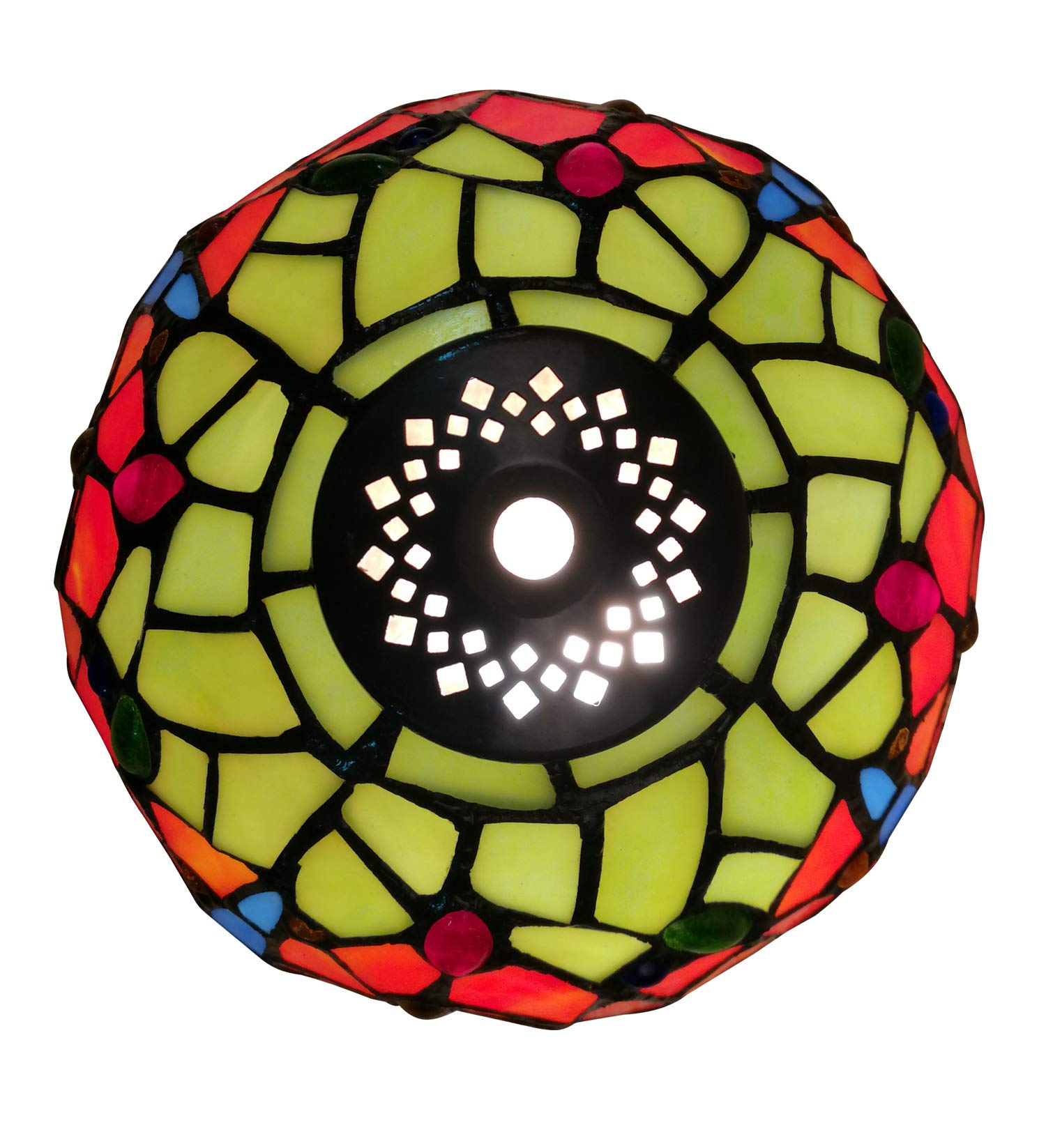 Paralume di ricambio per lampada da tavolo, stile Tiffany, 20 cm, confezione da 1