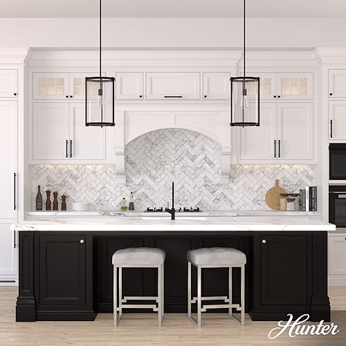 Miniatura 3 de Hunter Fan Company 19123 Astwood - Lámpara de techo, color negro mate