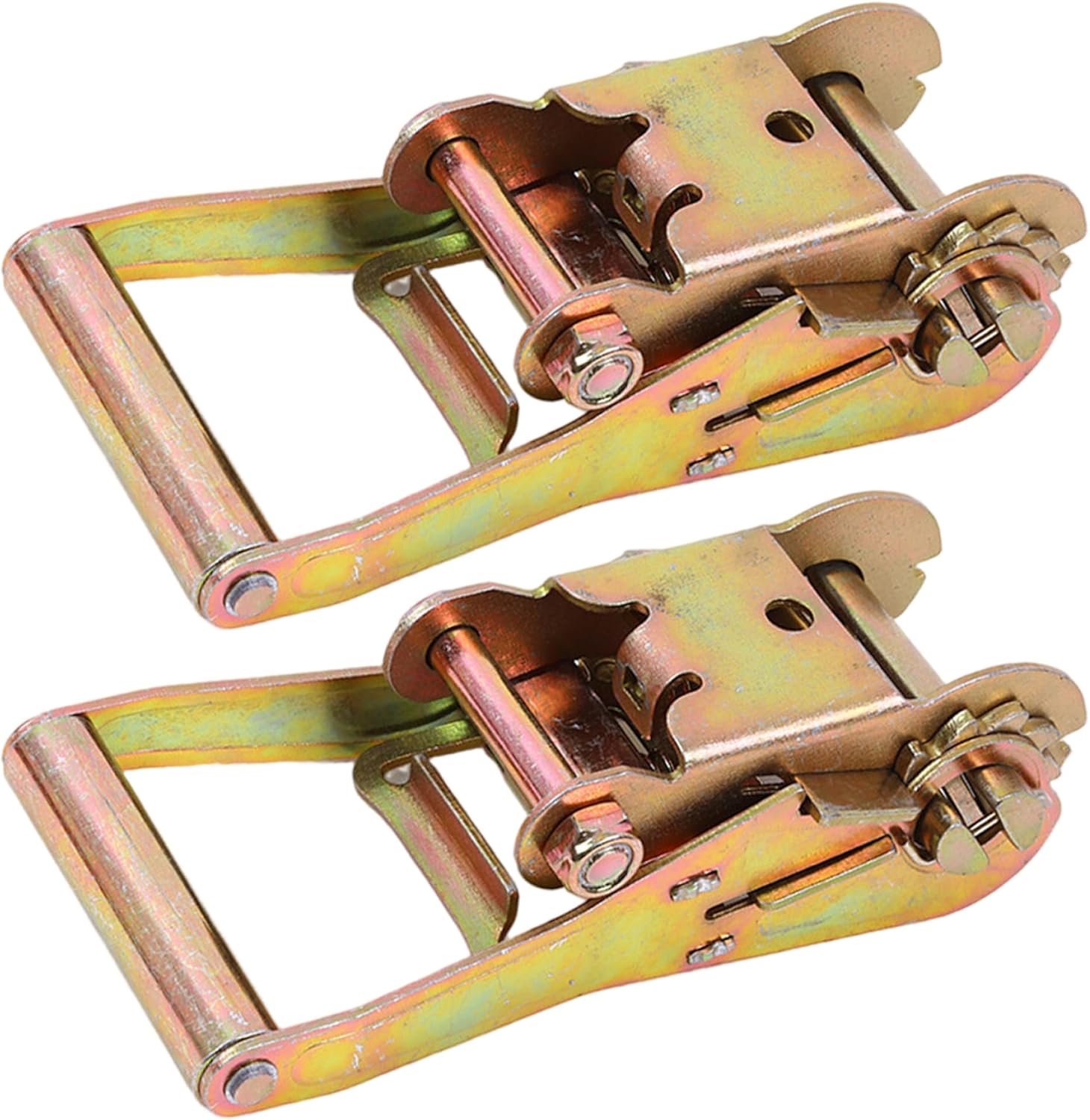 Ratchet Straps, 2PCS 5 Ton Heavy Duty Replacement Ratchet with Handle for 2 Inch Strap Tie Down, Tow Dolly Straps