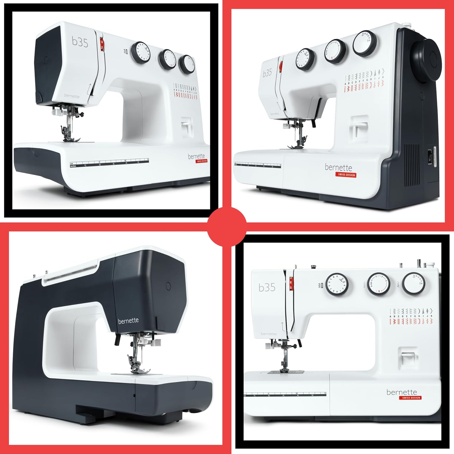 Bernette B35 Sewing Machine threading path