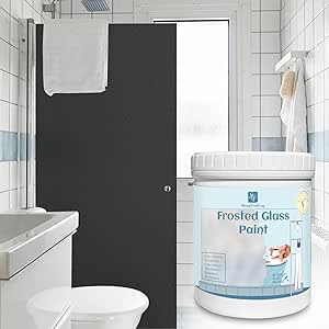 Grey Stain Frosted Glass Paint for Window Privacy Paint UV Resistant ...