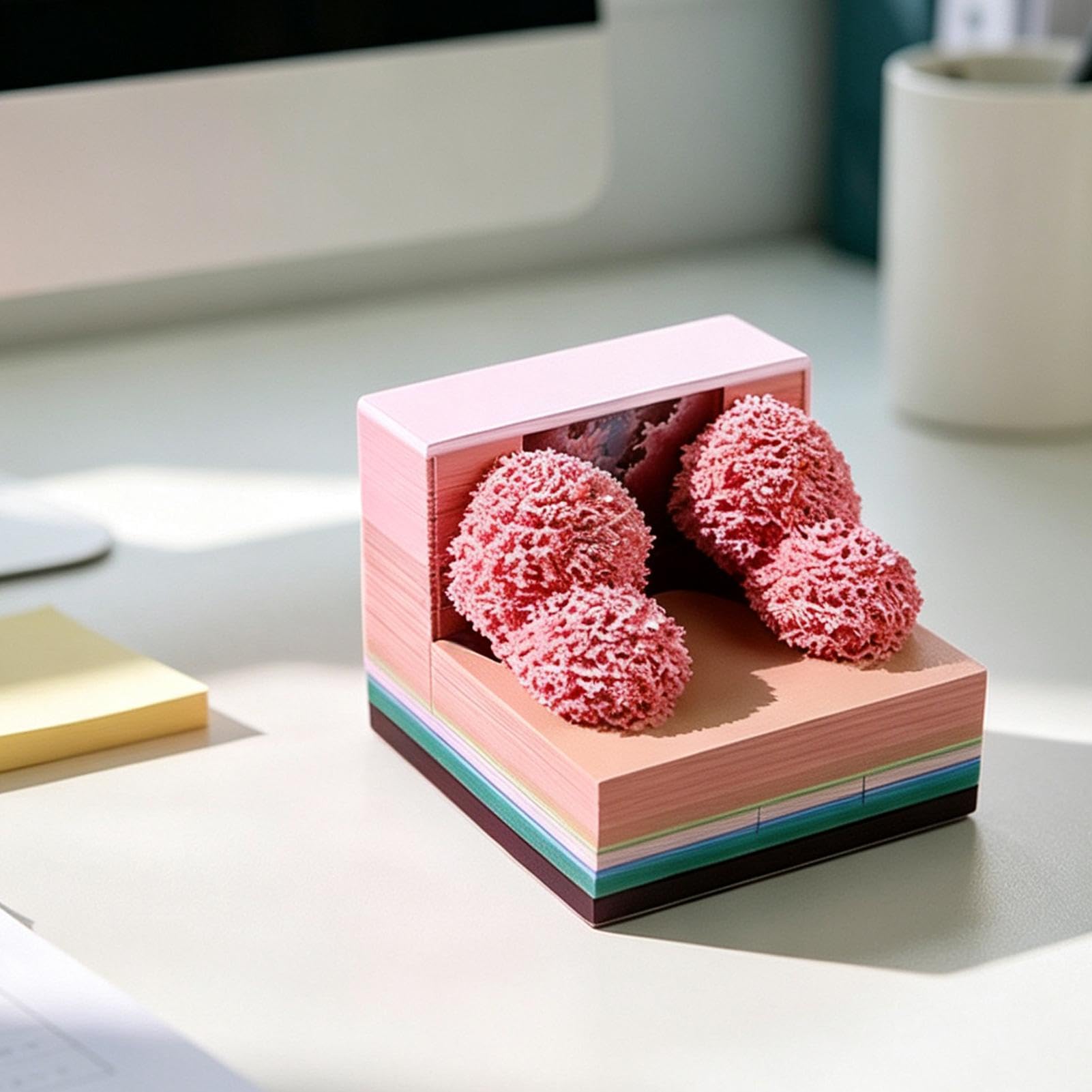 Calendario 3D a strappo 2027 Decorazione Da Tavolo A Forma Di Albero | Calendario da scrivania con fogli staccabili Per Freelance Studenti Insegnanti Compleanno Vacanze Ufficio Casa Comod