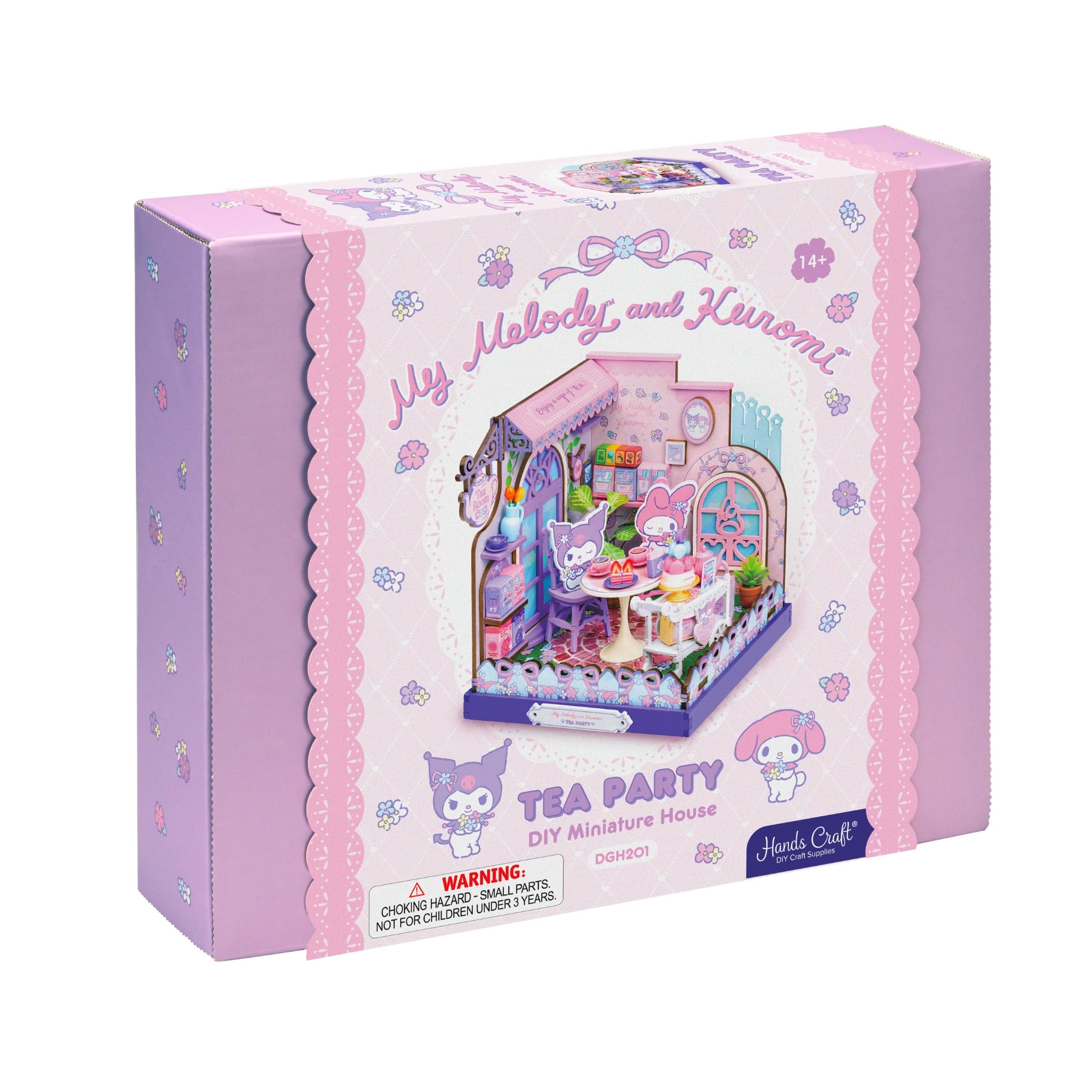 Amazon.com: Hands Craft My Melody & Kuromi Tea Party Miniature