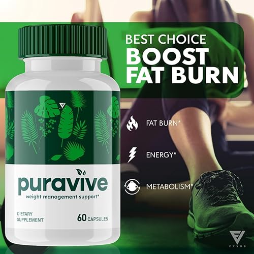 Miniatura 4 de Puravive Pills - Paquete de 5 cápsulas de pérdida de peso, suplemento dietético Purevive Management Support Advanced Formula, Pura Vive Extra
