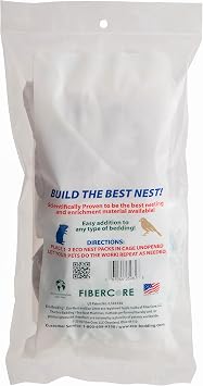 ECO BEDDING 99% Dust Free Paper Bedding for Small Pets and Birds, Eco-Nest Pack