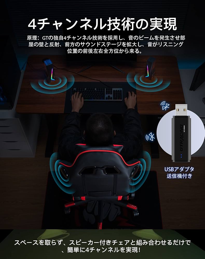 Amazon.co.jp: GTPLAYER PC スピーカー bluetooth センター