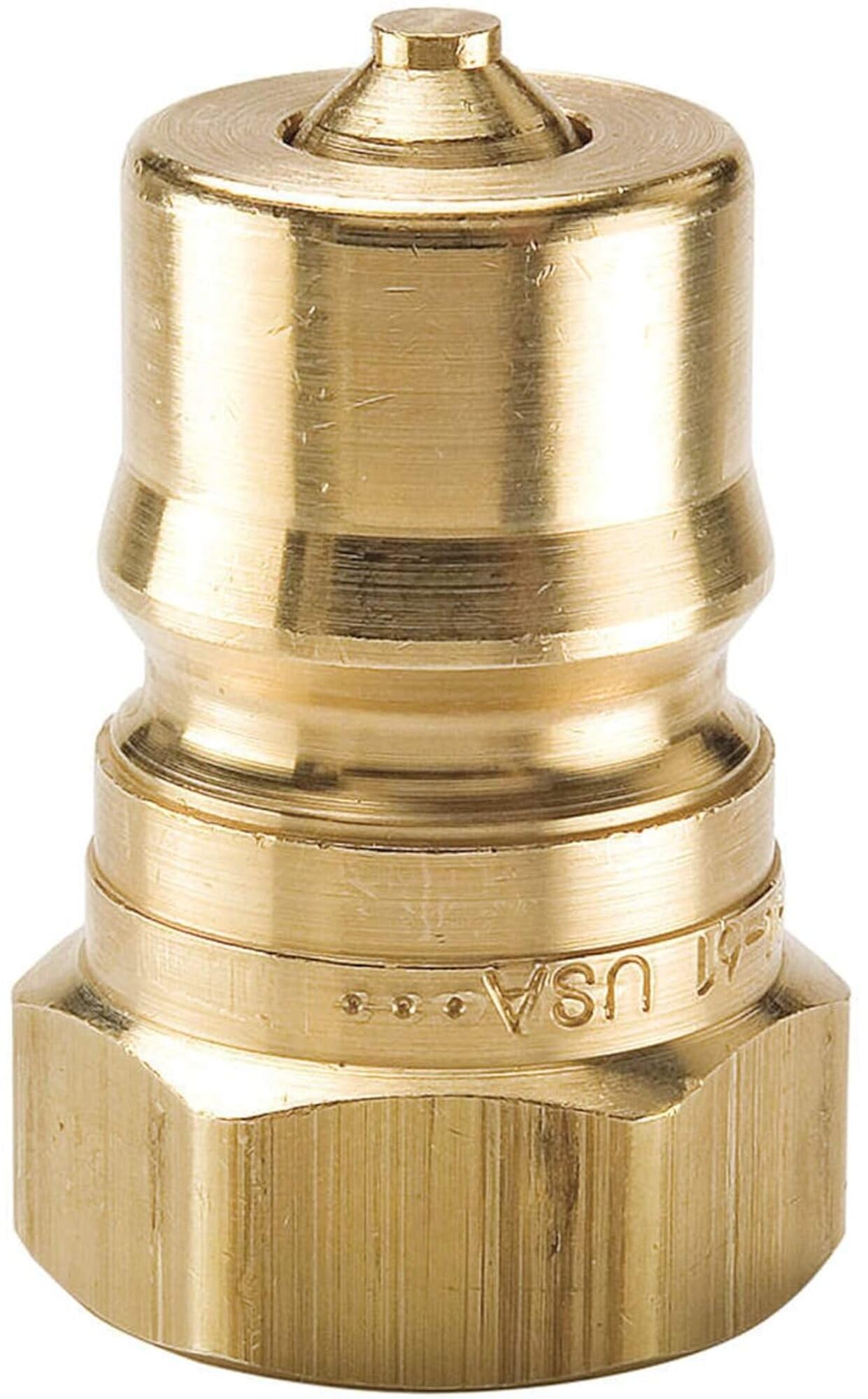 Parker Hannifin BH4-61 Series 60 Brass Multi-Purpose Quick Nipple