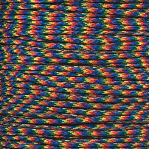 PARACORD PLANET 10', 20', 25', 50', 100' Hanks & 250', 1000' Spools of Parachute 550 Cord Type III 7 Strand Paracord Over 200 Colors
