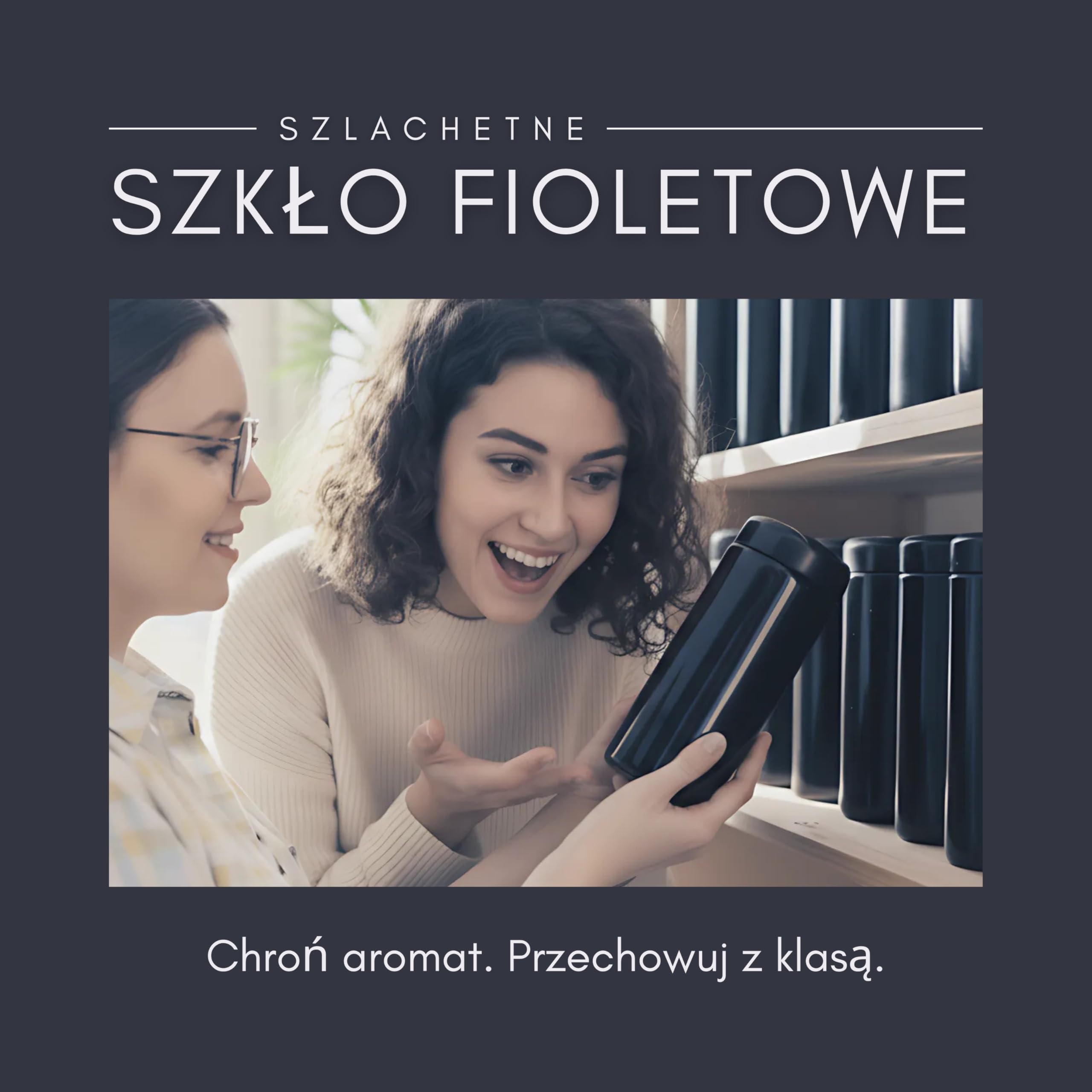 ANCEVIA Zestaw 6 Słoików z Fioletowego Szkła 1000 ml – Duże Hermetyczne Pojemniki Premium z Ochroną UV | Szkło Typu Miron na Makaron, Kawę i Musli | Wyprodukowano w Niemczech