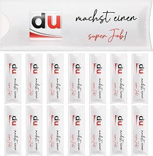 Namalu 15 Stück Mitarbeiter Geschenk du Machst Einen Super Job Schokoriegel Hülle Kompatibel mit Duplo Schokolade Filz Verpackung Danke Team Geschenk für Kollegen, ohne Schokolade(Weiß)