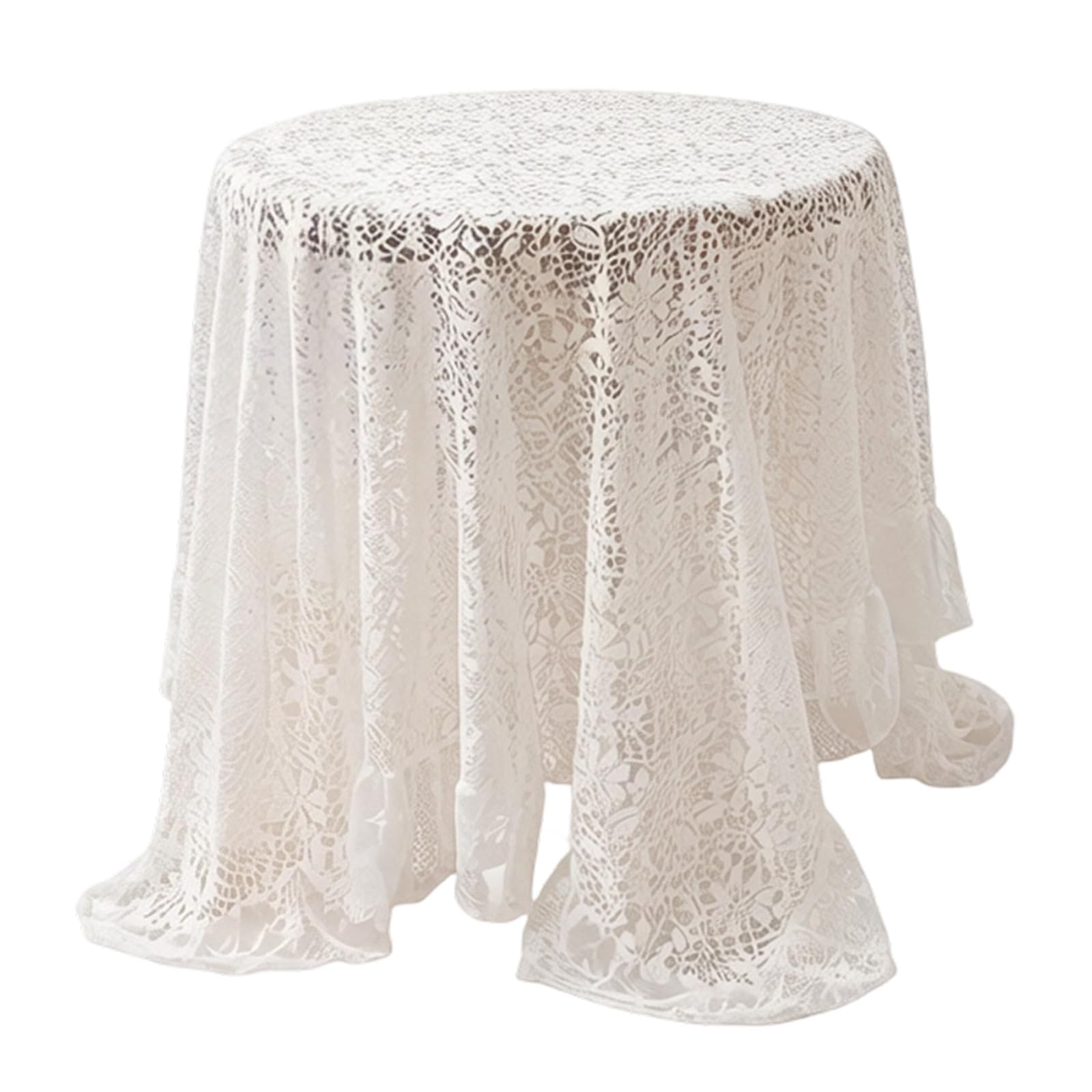 NEWFT Decorative Lace Table Runner for Party Bridals Shower Event Styling Photo Background Tablecloth