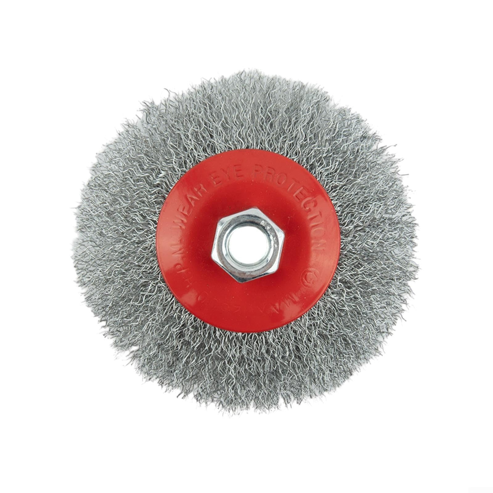 Juego de 3 cepillos de alambre de acero al carbono tipo disco, 115 mm de diámetro para una limpieza eficaz y tratamiento de óxido