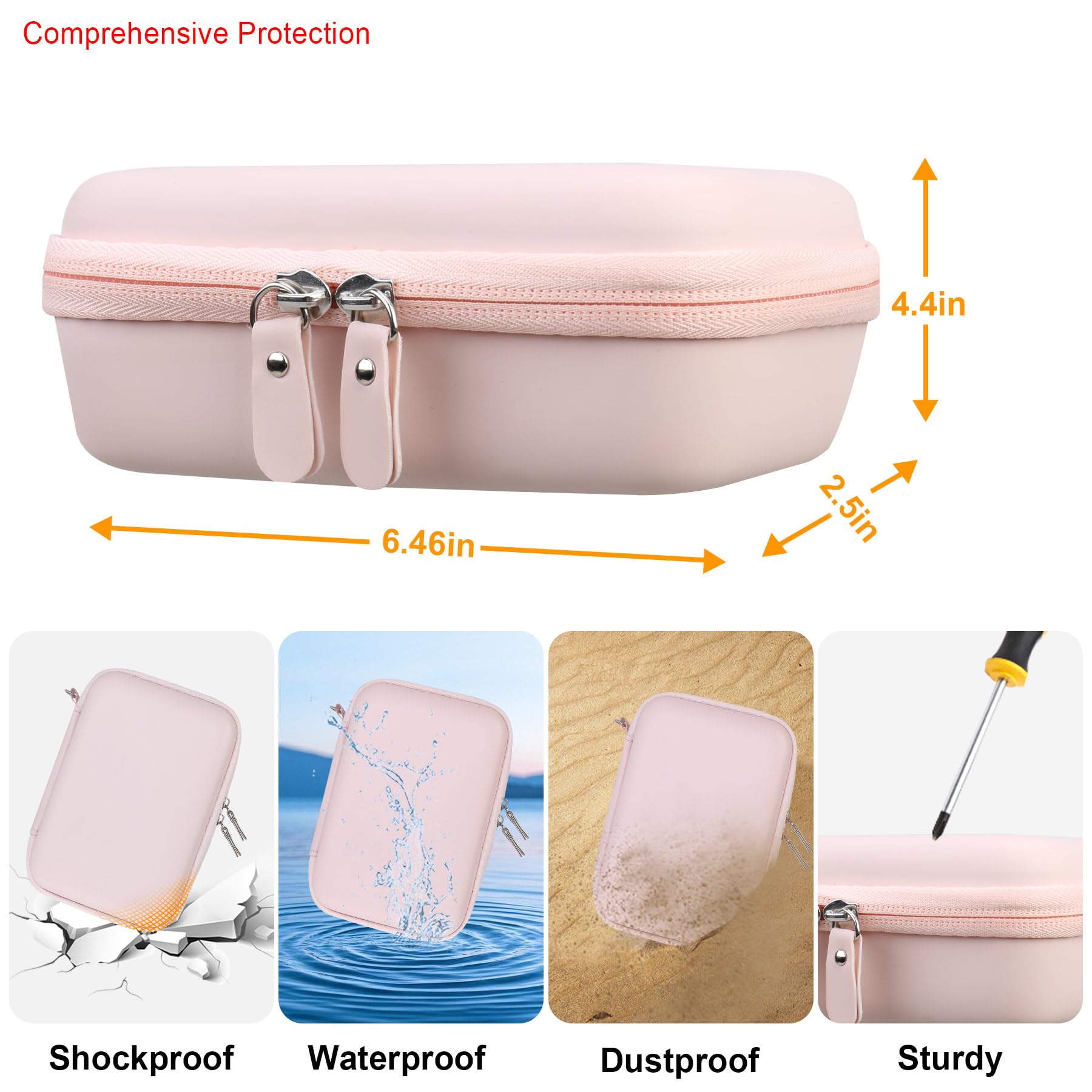Elonbo Carrying Case for ORGSTA S001 Label Maker Machine, Portable Mini Bluetooth Thermal Label Printer Storage Holder - Image 3