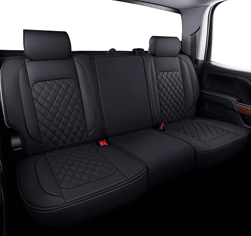 Miniatura 3 de YIERTAI Fundas de asiento de automóvil compatibles con Chevy Chevrolet Silverado GMC Sierra ajuste personalizado para 2007-2025 1500 2500 3500 HD
