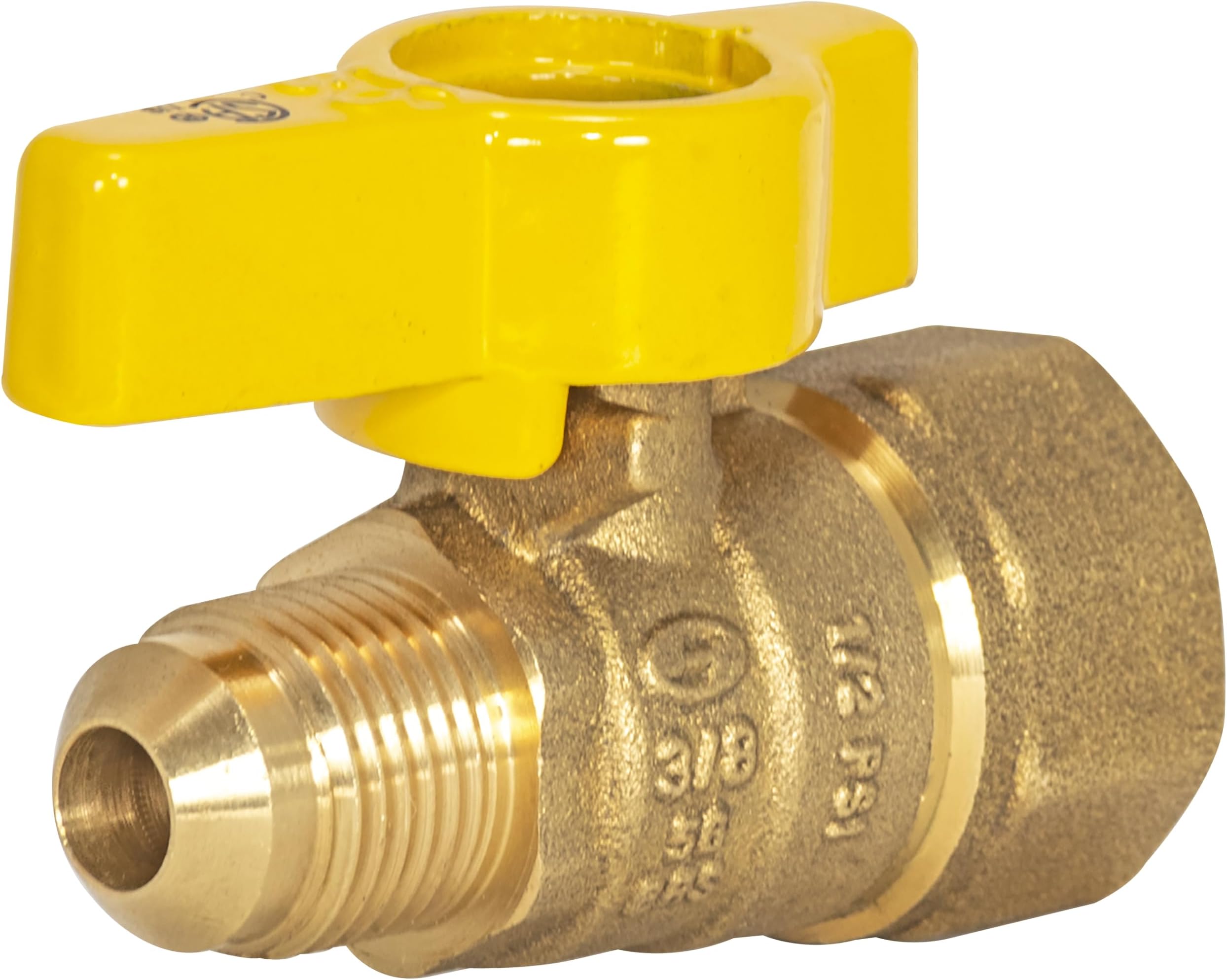 EZ-FLO 60001 Brass Gas Ball Valve-Straight Flare