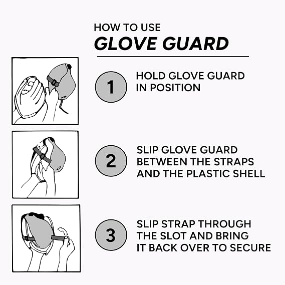Markwort Glove Guard, Black, up to 12