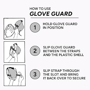 Markwort Glove Guard, Black, up to 12