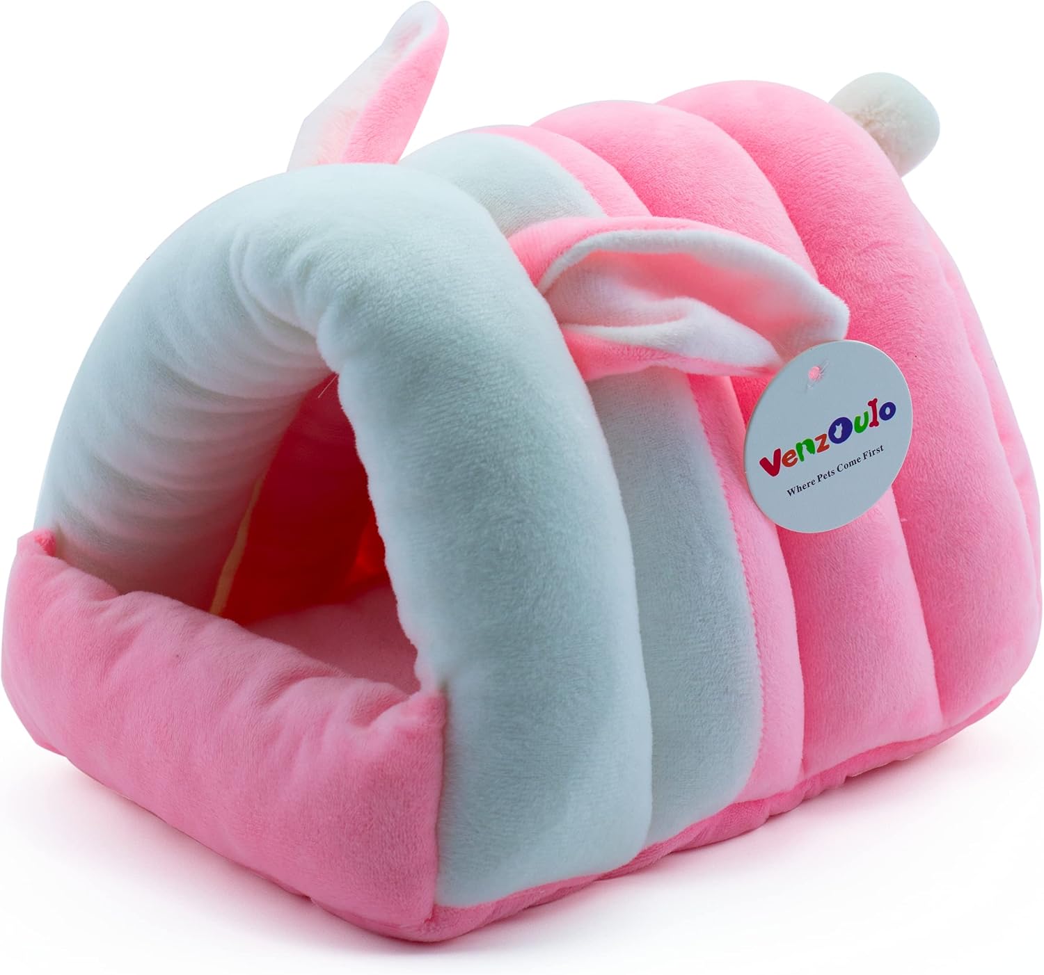 Hamster Bed by VENZOULO - Cozy Cave and Warm Bed for Small Animals, Hamster, Small Guinea Pigs, Chinchilla, Ferret, Rats, Sugar Glider