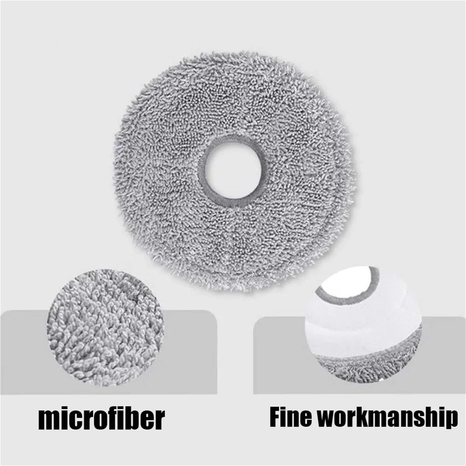Panni for Mop, Compatibili Con Roborock, Qrevo Master/Qrevo Slim/V20/P10S Pro Parti for Aspirapolvere Robot Accessori for Mop Accessori(Mop Pad 20pcs)