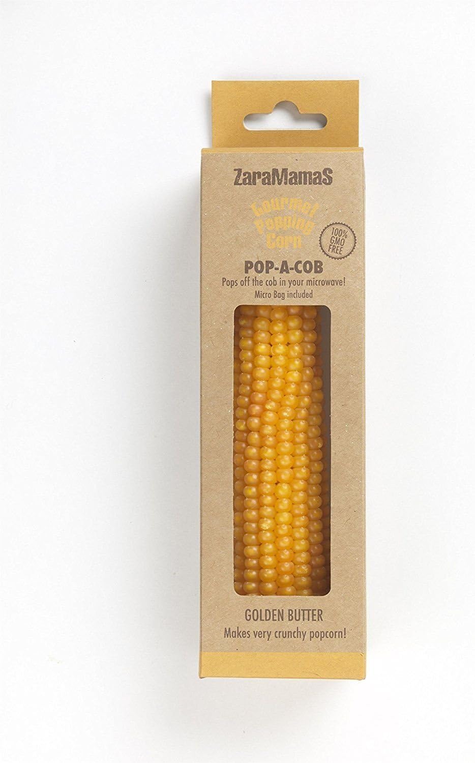 ZaraMama Gourmet Popcorn/Popping Corn PopACob Microwave Popcorn