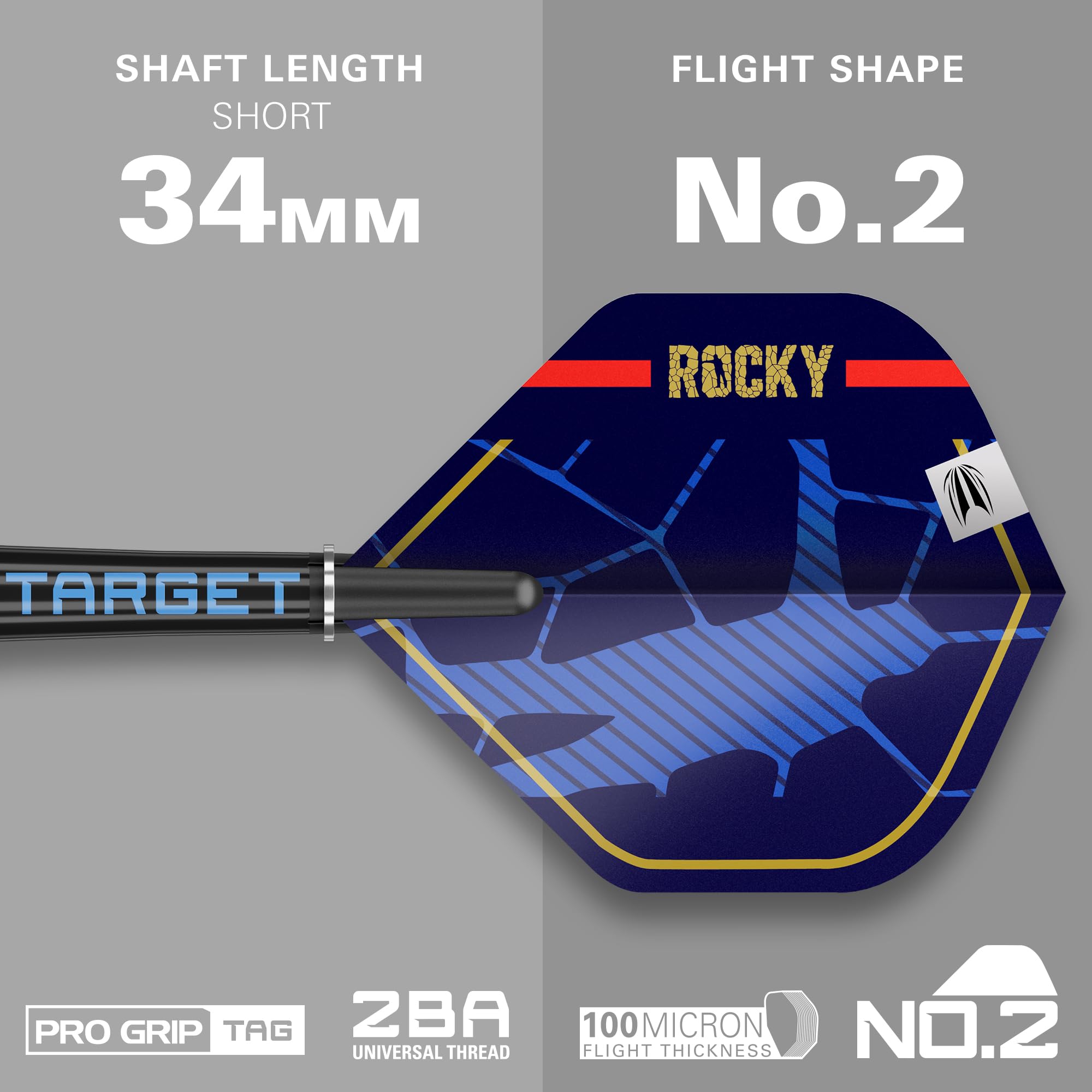 Amazon | TARGET Darts Josh Rock Gen 1 ソフトチップダーツ、90