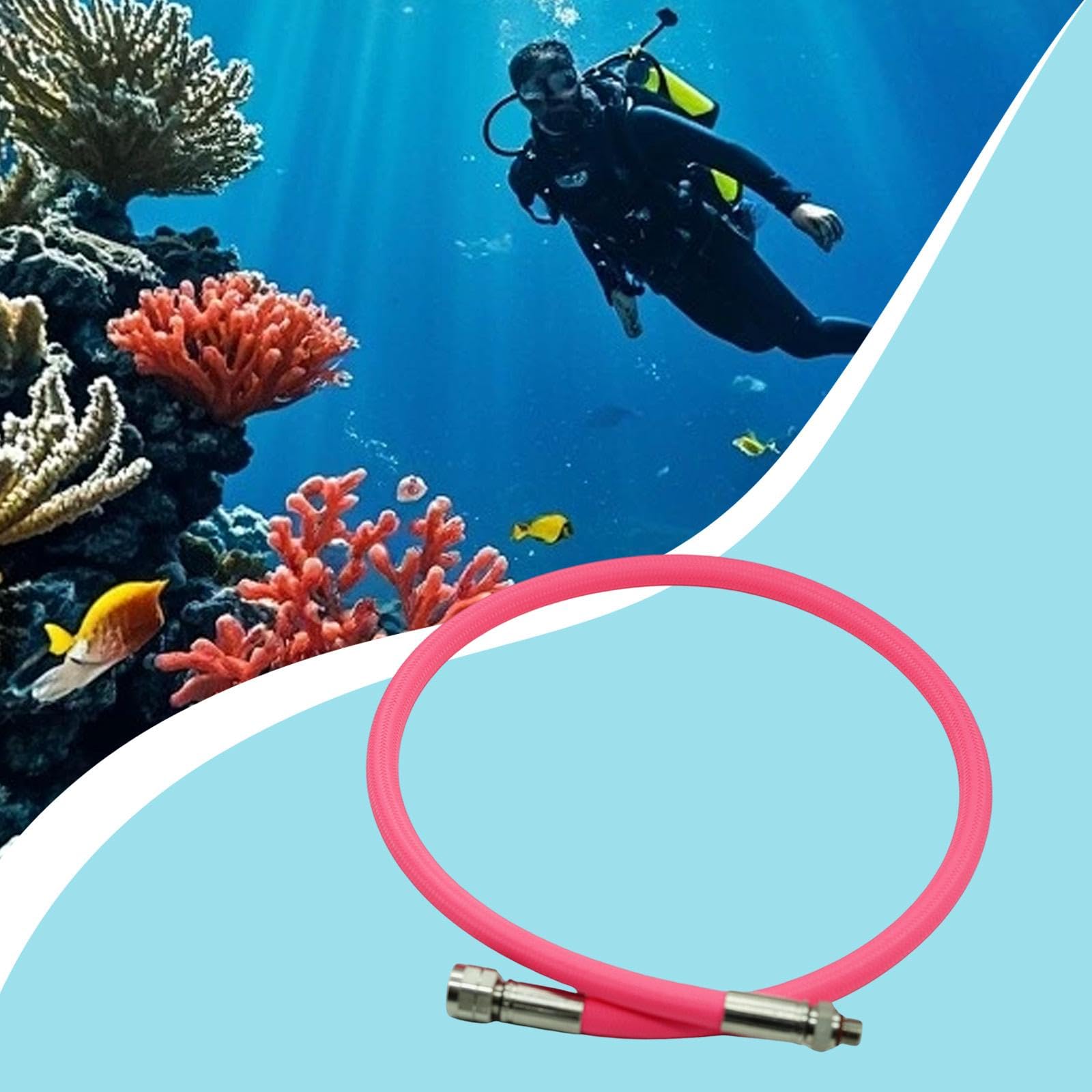 Pezzo di Ricambio per Erogatore di Bassa Pressione, Resistente all'Usura, Accessorio per Erogatore Subacqueo, Leggero per Immersioni.