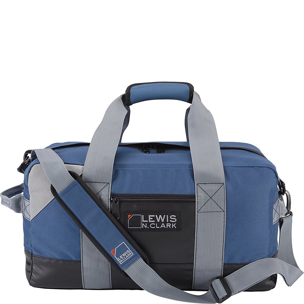 Lewis N. ClarkHeavy Duty Large Duffel Bag for Women + Men, Carry On, Gym Duffel Bag, DayPack, Ditty Bag & Travel BackPack Alternative with Neoprene Gear Bag, 18in - Blue