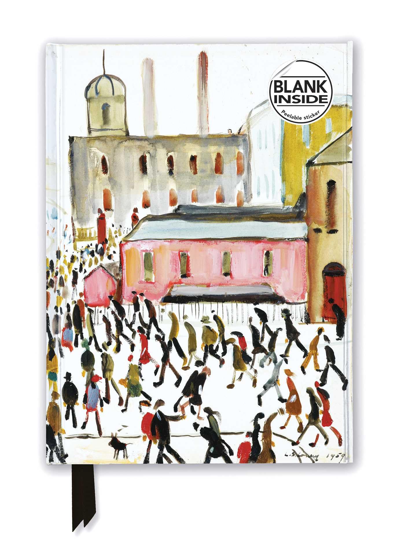 L.S. Lowry: Going to Work (Foiled Blank Journal)