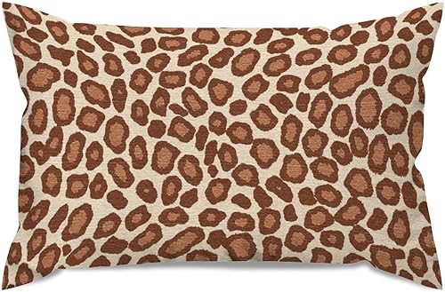 Vista 307 de Funda de cojín con estampado de guepardo rosa intenso, cojín cuadrado con estampado de animales fucsia, funda de almohada decorativa para el hogar