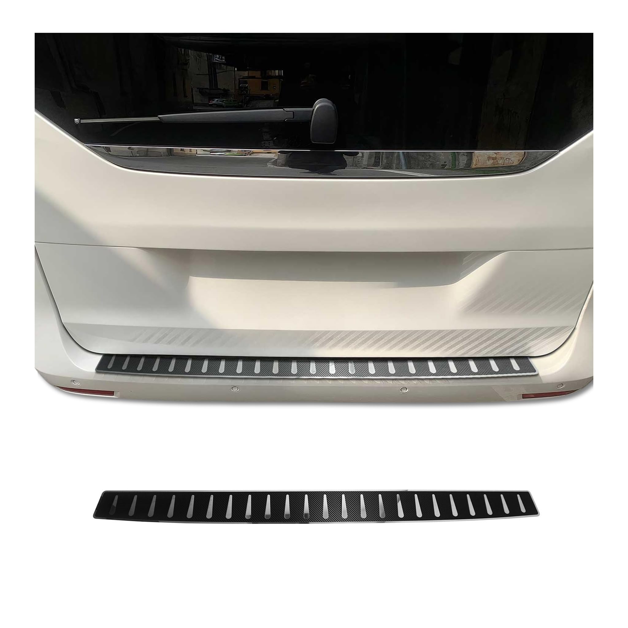 OMAC Protezione Soglia Baule Paraurti compatibile con Mercedes Vito W447 2014-2025 Acciaio Inox