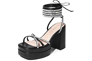 Women's Lace-Up Platform Heels: Elevate Your Style to New Heights