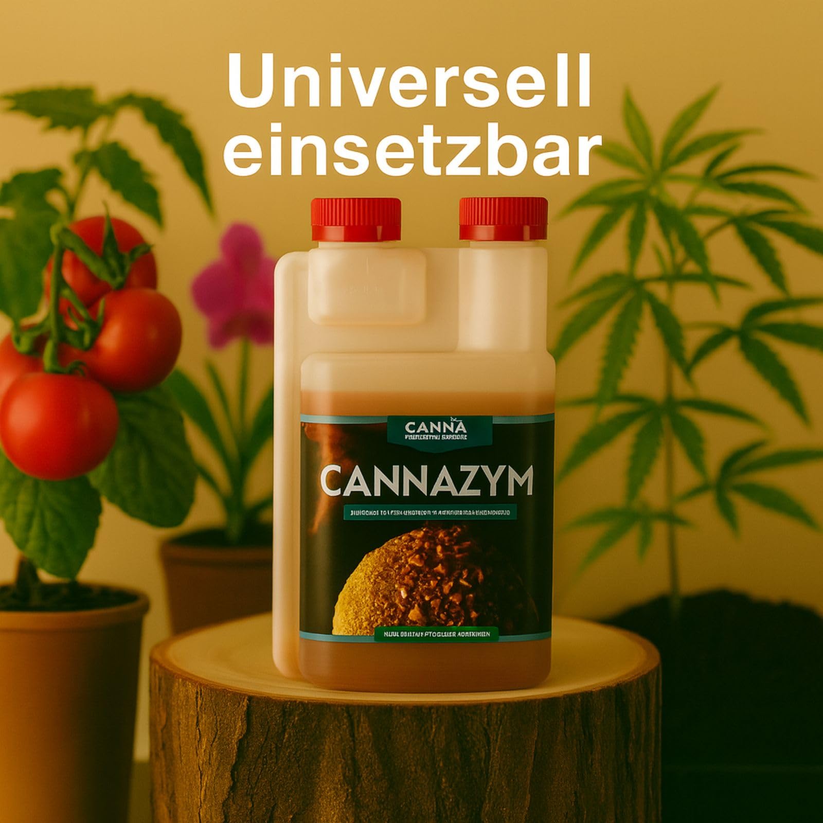 Weedness Canna Cannazym 5 Liter - Grow Anbau Indoor Dünger Substrat Reiniger Erde Flüssigdünger Organischer Bio