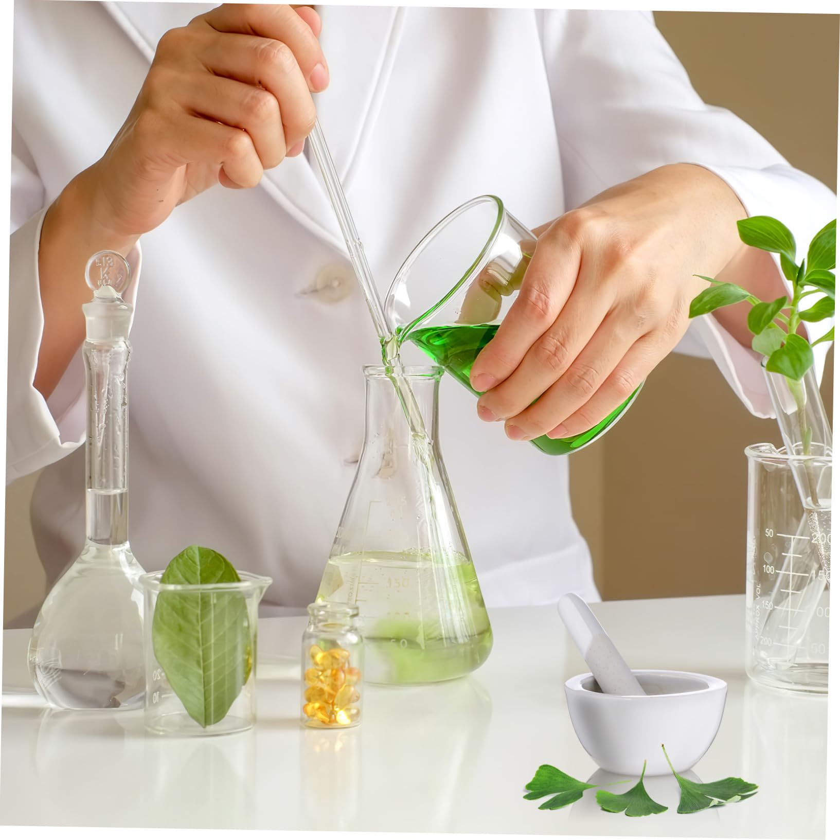 Beavorty Set 2 Mortai Pestello in Porcellana per Macinazione Erbe Aromatiche e Spezie Utensili Cucina per Uso Casalingo e Ristorazione