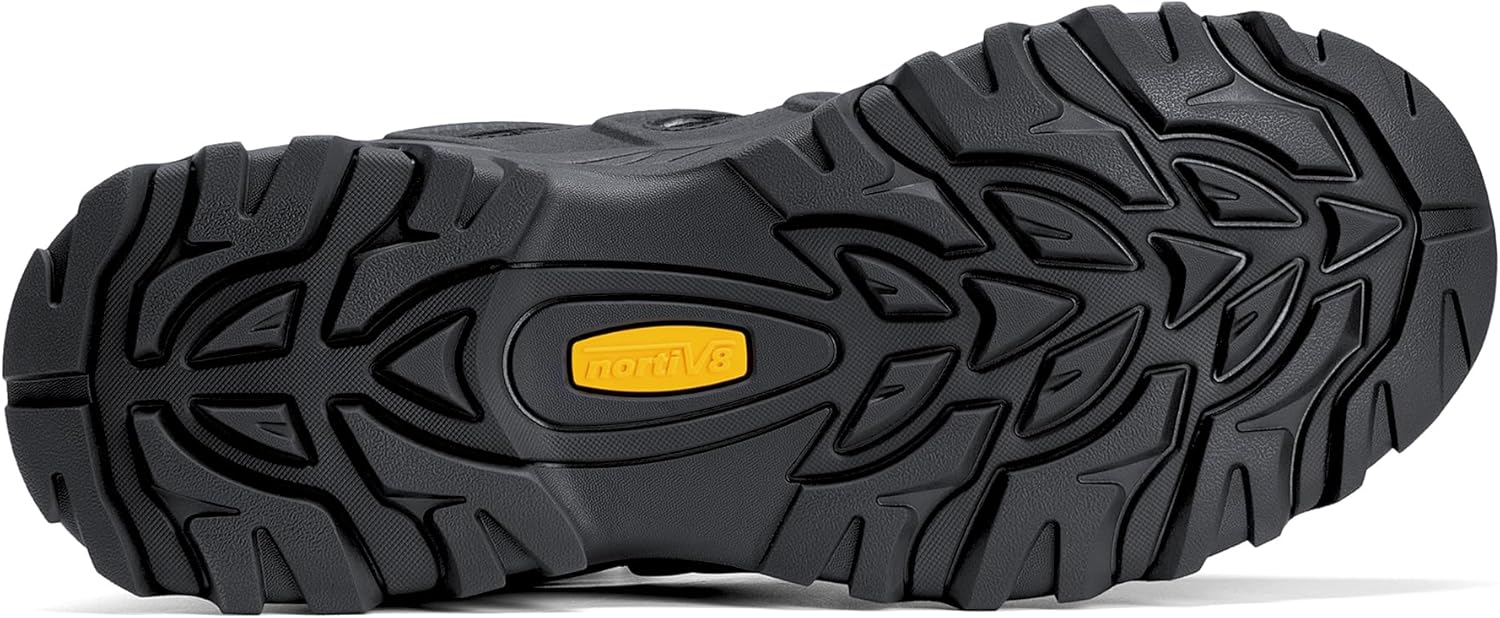 NORTIV 8 Men's Ankle High Waterproof Hiking Boots Outdoor Lightweight Shoes Trekking Trails Armadillo